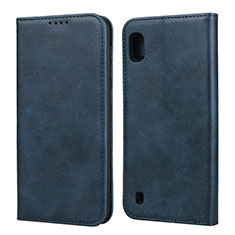 Handytasche Stand Schutzhülle Leder Hülle L01 für Samsung Galaxy A10 Blau