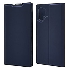 Handytasche Stand Schutzhülle Leder Hülle L01 für Samsung Galaxy Note 10 Plus 5G Blau