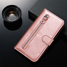 Handytasche Stand Schutzhülle Leder Hülle L01 für Samsung Galaxy S20 Plus 5G Rosegold