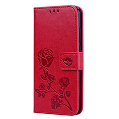 Handytasche Stand Schutzhülle Leder Hülle L02 für Huawei Nova 3e Rot