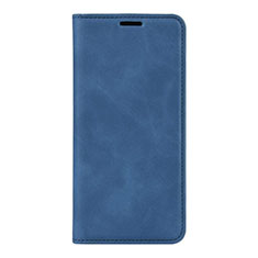 Handytasche Stand Schutzhülle Leder Hülle L02 für Huawei P40 Blau