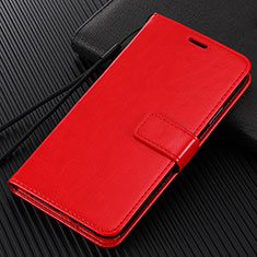 Handytasche Stand Schutzhülle Leder Hülle L02 für Vivo X50 Lite Rot