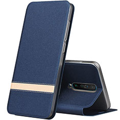 Handytasche Stand Schutzhülle Leder Hülle L02 für Xiaomi Redmi K30 4G Blau