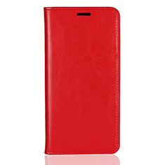 Handytasche Stand Schutzhülle Leder Hülle L03 für Huawei Enjoy 8 Plus Rot