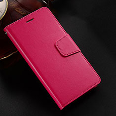 Handytasche Stand Schutzhülle Leder Hülle L03 für Huawei Honor 8X Rot