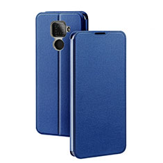 Handytasche Stand Schutzhülle Leder Hülle L03 für Huawei Nova 5i Pro Blau