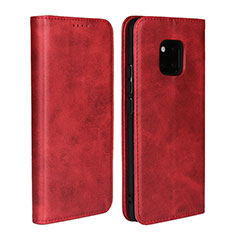 Handytasche Stand Schutzhülle Leder Hülle L04 für Huawei Mate 20 Pro Rot