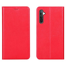 Handytasche Stand Schutzhülle Leder Hülle L04 für Oppo K5 Rot