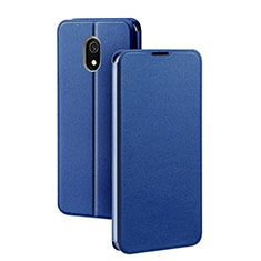 Handytasche Stand Schutzhülle Leder Hülle L04 für Xiaomi Redmi 8A Blau