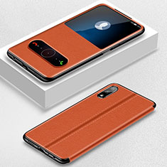 Handytasche Stand Schutzhülle Leder Hülle L05 für Huawei Honor 9X Orange
