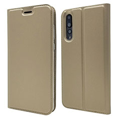 Handytasche Stand Schutzhülle Leder Hülle L05 für Huawei P20 Pro Gold