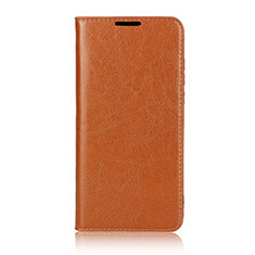 Handytasche Stand Schutzhülle Leder Hülle L05 für Huawei P30 Lite New Edition Orange