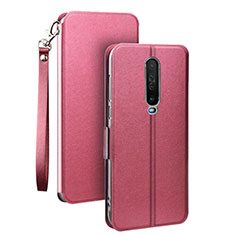 Handytasche Stand Schutzhülle Leder Hülle L05 für Xiaomi Poco X2 Pink
