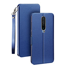 Handytasche Stand Schutzhülle Leder Hülle L05 für Xiaomi Redmi K30 4G Blau