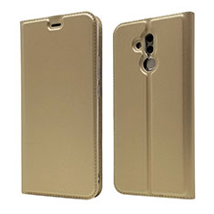 Handytasche Stand Schutzhülle Leder Hülle L07 für Huawei Mate 20 Lite Gold