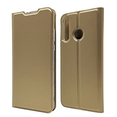 Handytasche Stand Schutzhülle Leder Hülle L07 für Huawei P30 Lite Gold