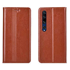 Handytasche Stand Schutzhülle Leder Hülle L07 für Xiaomi Mi 10 Orange