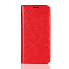 Handytasche Stand Schutzhülle Leder Hülle L08 für Huawei Honor 8X Rot