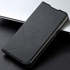 Handytasche Stand Schutzhülle Leder Hülle L08 für Xiaomi Redmi 8 Schwarz