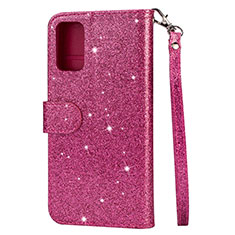 Handytasche Stand Schutzhülle Leder Hülle L10 für Samsung Galaxy S20 Plus Pink