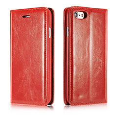 Handytasche Stand Schutzhülle Leder Hülle T01 für Apple iPhone SE (2020) Rot