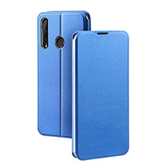 Handytasche Stand Schutzhülle Leder Hülle T01 für Huawei Honor 20E Blau