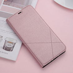 Handytasche Stand Schutzhülle Leder Hülle T02 für Apple iPhone 11 Pro Rosegold