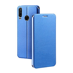 Handytasche Stand Schutzhülle Leder Hülle T02 für Huawei P30 Lite Blau