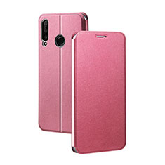 Handytasche Stand Schutzhülle Leder Hülle T02 für Huawei P30 Lite New Edition Rosa