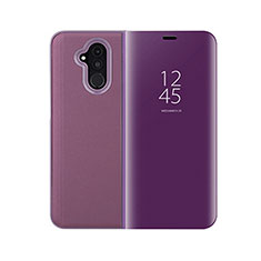 Handytasche Stand Schutzhülle Leder Hülle T03 für Huawei Mate 20 Lite Violett