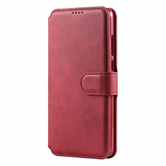 Handytasche Stand Schutzhülle Leder Hülle T03 für Huawei P30 Lite Rot