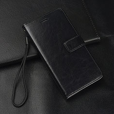 Handytasche Stand Schutzhülle Leder Hülle T04 für Oppo R15X Schwarz