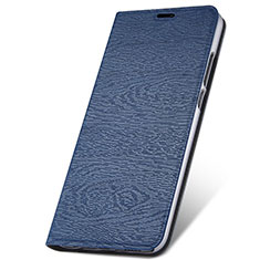 Handytasche Stand Schutzhülle Leder Hülle T05 für Huawei P30 Lite New Edition Blau