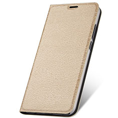 Handytasche Stand Schutzhülle Leder Hülle T05 für Huawei P30 Lite New Edition Gold