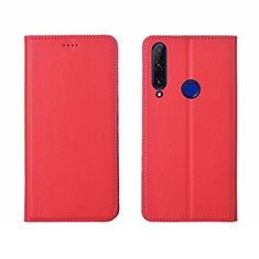 Handytasche Stand Schutzhülle Leder Hülle T06 für Huawei Honor 20 Lite Rot
