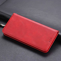 Handytasche Stand Schutzhülle Leder Hülle T06 für Huawei Nova 5T Rot