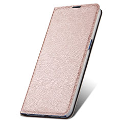 Handytasche Stand Schutzhülle Leder Hülle T06 für Oppo R17 Pro Rosegold