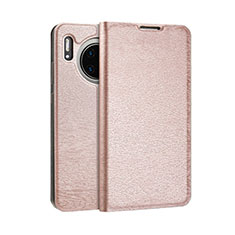 Handytasche Stand Schutzhülle Leder Hülle T07 für Huawei Mate 30 Pro 5G Rosegold