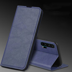Handytasche Stand Schutzhülle Leder Hülle T08 für Huawei Honor 20 Pro Blau