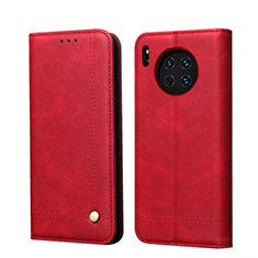 Handytasche Stand Schutzhülle Leder Hülle T09 für Huawei Mate 30 5G Rot