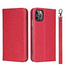 Handytasche Stand Schutzhülle Leder Hülle T10 für Apple iPhone 11 Pro Rot