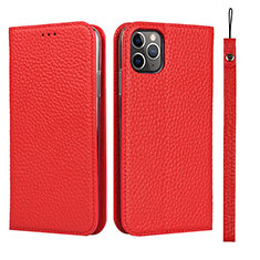 Handytasche Stand Schutzhülle Leder Hülle T11 für Apple iPhone 11 Pro Max Rot