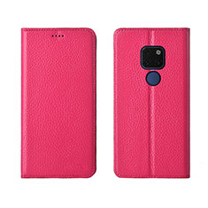 Handytasche Stand Schutzhülle Leder Hülle T15 für Huawei Mate 20 Pink