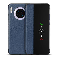 Handytasche Stand Schutzhülle Leder Hülle T16 für Huawei Mate 30E Pro 5G Blau