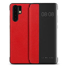 Handytasche Stand Schutzhülle Leder Hülle T16 für Huawei P30 Pro New Edition Rot