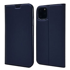 Handytasche Stand Schutzhülle Leder Hülle T17 für Apple iPhone 11 Pro Blau
