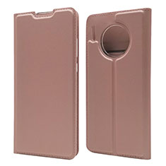 Handytasche Stand Schutzhülle Leder Hülle T17 für Huawei Mate 30E Pro 5G Rosegold