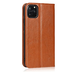 Handytasche Stand Schutzhülle Leder Hülle T18 für Apple iPhone 11 Pro Max Orange