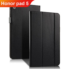 Handytasche Stand Schutzhülle Leder L01 für Huawei Honor Pad 5 8.0 Schwarz