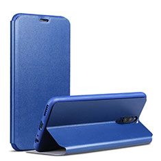 Handytasche Stand Schutzhülle Leder L01 für Huawei Maimang 6 Blau